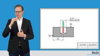 Projizierte Toleranzzonen zur genaueren Funktionsbeschreibung von Lagetoleranzen ISO 1101 [upl. by Anawal]