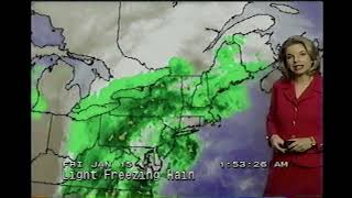 January 15 1999  The Weather Channel  National Forecast with North East Winter Storm Coverage [upl. by Eastman]