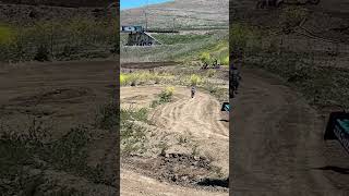 Riding in a Dirt bike track music Dimonds [upl. by Shepherd]