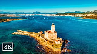 Olbia Sardinia Italy  A Mediterranean Jewel  Scenic Relaxation Film in 8k Ultra HDR Video [upl. by Dobbins]