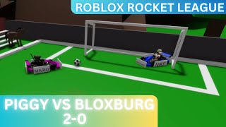 PIGGY UTD VS BLOXBURG CITY Roblox Rocket League  Brookhaven [upl. by Aneer454]