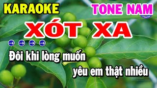 Karaoke Xót Xa Tone Nam Nhạc Sống Beat Hay Nhất  Kho Nhạc Karaoke [upl. by Moor603]