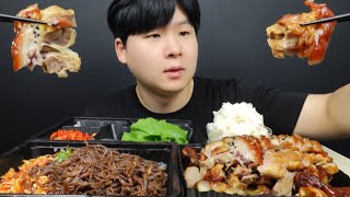 족발 막국수 Korean food mukbang eatingshow ASMR [upl. by Ayekim]