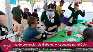 Realizan jornada de prevención de diabetes encabezada por el Colegio de Cardiólogos en Sonora [upl. by Anida]