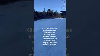 Killington Conditions Afternoon 11162024 [upl. by Anuaek177]