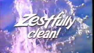 Zest  Soap Body Wash Commercial  Zestfully Clean Jingle 1991 [upl. by Cheslie]