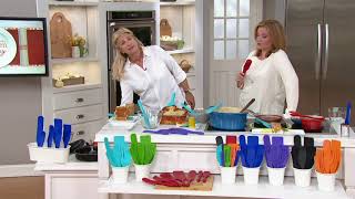 Mad Hungry 7Piece MultiUse Silicone Spurtle Set on QVC [upl. by Ahsekin]