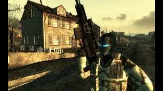 Fallout 3 Accuracy International AS50 Sniper Mod [upl. by Gabriello353]