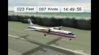 Excutive Airlines Flight 5401 NTSB Animation [upl. by Debi612]