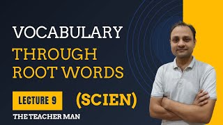 Root word analysis 9  word power made easy  vocabulary by The Teacher Man [upl. by Erdna]