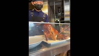 Peking Duck Carved Right at Your Table A Delicious Performance 🦆👨‍🍳 [upl. by Enelehs]