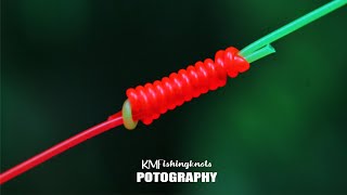 HOW TO TIE ALBERTO KNOT  KM FIshing knots [upl. by Dew]