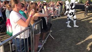 Storm Troopers Dance Manchester Bombing Victims Concert One Voice One Love [upl. by Kaiulani513]