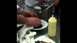 Plating poached pears [upl. by Aihseket]