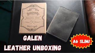 Unboxing Galen Leather A6 Cover [upl. by Adianes799]