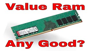 Kingston ValueRAM 8GB DDR4 2400MHz memory Testing and Review [upl. by Irtimd]