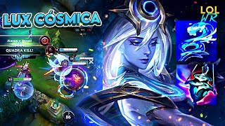 LUX CÓSMICA É MAIS BONITA QUE A COSMOS MARAVILHOSA  LoL Wild Rift [upl. by Naashom]