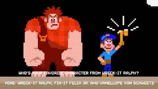 Whos your favorite character from WreckIt Ralph [upl. by Jacklyn]