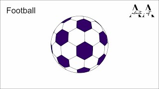 Football Design in Corel Draw very easy [upl. by Arrol]