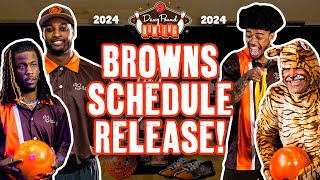 2024 CLEVELAND BROWNS SCHEDULE RELEASE [upl. by Lucia]