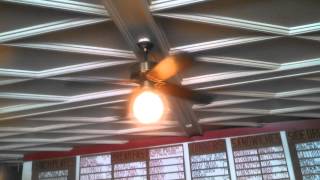 Casablanca Four Seasons Ceiling Fans in a historic diner [upl. by Gleich]