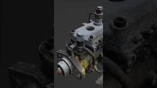 Toyota 1KZTE Diesel Injector Pump 3D Scan  Photogrammetry [upl. by Kcirrem]