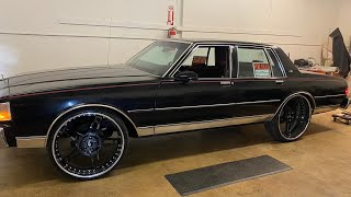 BLACK CHEVY CAPRICE SOUND JOB [upl. by Earahc]