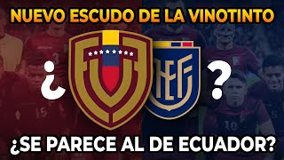 Analizando el NUEVO ESCUDO de La Vinotinto FVF  ¿Se parece al de ECUADOR [upl. by Nolasba548]