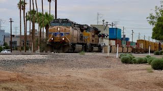 Railfanning UP Phoenix Gila Sub 3 of 3 [upl. by Atirat254]