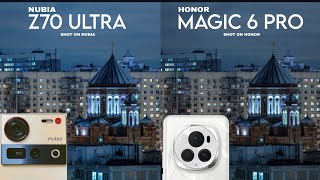 ZTE Nubai Z70 Ultra VS Honor Magic 6 Pro Camera Test Comparison [upl. by Mufi]