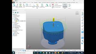 POWERMILL 2024 5 AXIS TUTORIAL OP10 5AXIS STRATEGIES IS USING IN OP20 [upl. by Cosme]