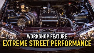 🔨 Extreme Street Performance  Haltech Workshop Feature [upl. by Ahsenal118]