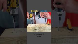 Dewalt XR DCF845 vs Makita XDT19 Impacts construction dewalt impact makita construction [upl. by Lazes]