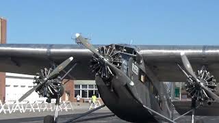 Almost 100 YEARS OLD 1928 Ford TriMotor Starts Up and Takes Flight at Findlay Wings and Wheels 24 [upl. by Ognimod345]