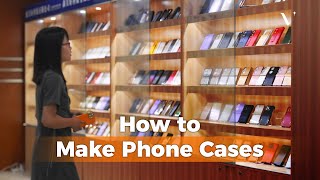 How They Make Phone Cases  Factory Tour [upl. by Arriat]