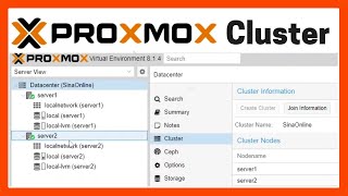 Proxmox Cluster  Free Virtualization with HA Feature  Step by Step [upl. by Thane]