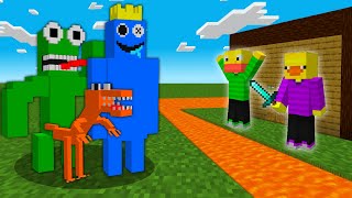 Rainbow Friends VS The Most Secure Minecraft House [upl. by Bidget]