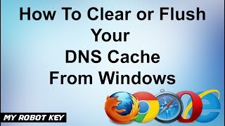 How to Clear or Flush DNS Cache from your computer windows 10 [upl. by Atsugua]