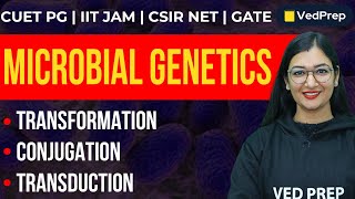 Microbial Genetics  Transformation  Conjugation CUET PGJAMCSIR NETGATE VedPrep Chem Academy [upl. by Peta]