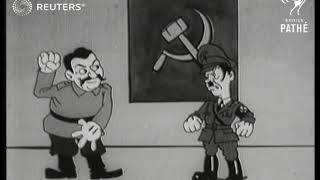 Hitler and Stalin cartoon 1939 [upl. by Airakaz]