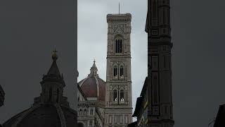 Campanone bell of Duomo di Firenze on a rainy day [upl. by Odragde]