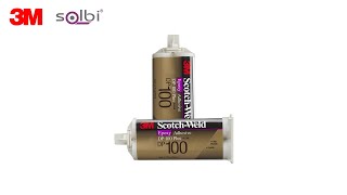 3M™ SCOTCHWELD™ EPOXY STRUCTURAL GLASS ADHESIVE DP100 PLUS  FLEXIBLE AND PERMANENT BONDS [upl. by Oibaf]