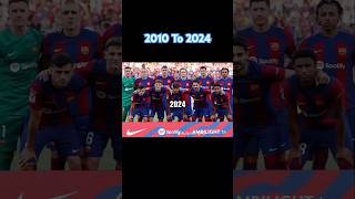 Plantilla Del Barcelona 20102024shortsvideo youtubeshorts shortsvideo foryou [upl. by Saval691]