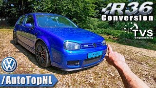 415HP VW Golf R32  R36 Supercharged Conversion  REVIEW POV by AutoTopNL [upl. by Beetner]