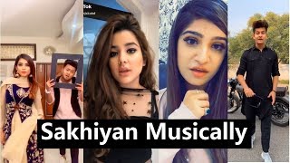 Sakhiyan Song Tiktok Musically  Manjul Awez Darbar Aashika Nagma Bhavna Mayani [upl. by Wilde]