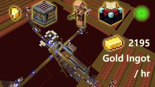 Gold  Bartering  XP  AFK  NO Spawnproofing All in one Nether farm  Minecraft Java 1211213 [upl. by Luamaj840]