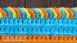 HOW to CROCHET the CHAIN LOOP BORDER EDGING for a Scarf or Blanket by Naztazia [upl. by Atteloc]