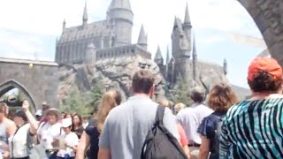 Wizarding World of Harry Potter Walkthrough  Universal Studios Hollywood [upl. by Ferrick]