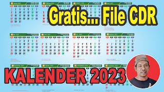 Download gratis kalender 2023 cdr [upl. by Merci]