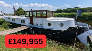 For Sale or PartEx Dutch barge Houseboat [upl. by Dalpe16]